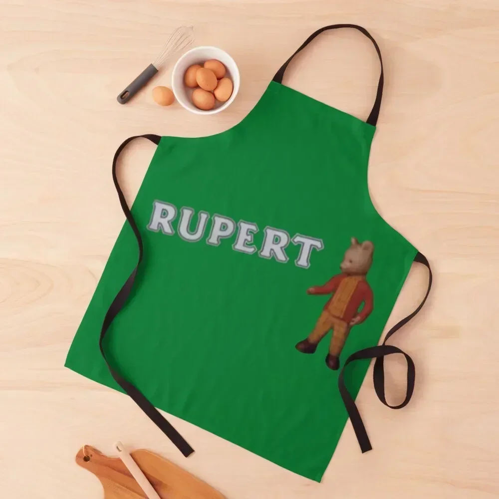 

Rupert The Bear - 70s Vintage Children's TV Apron Kitchens Men kitchen gadgets Manicurists Customizable Apron