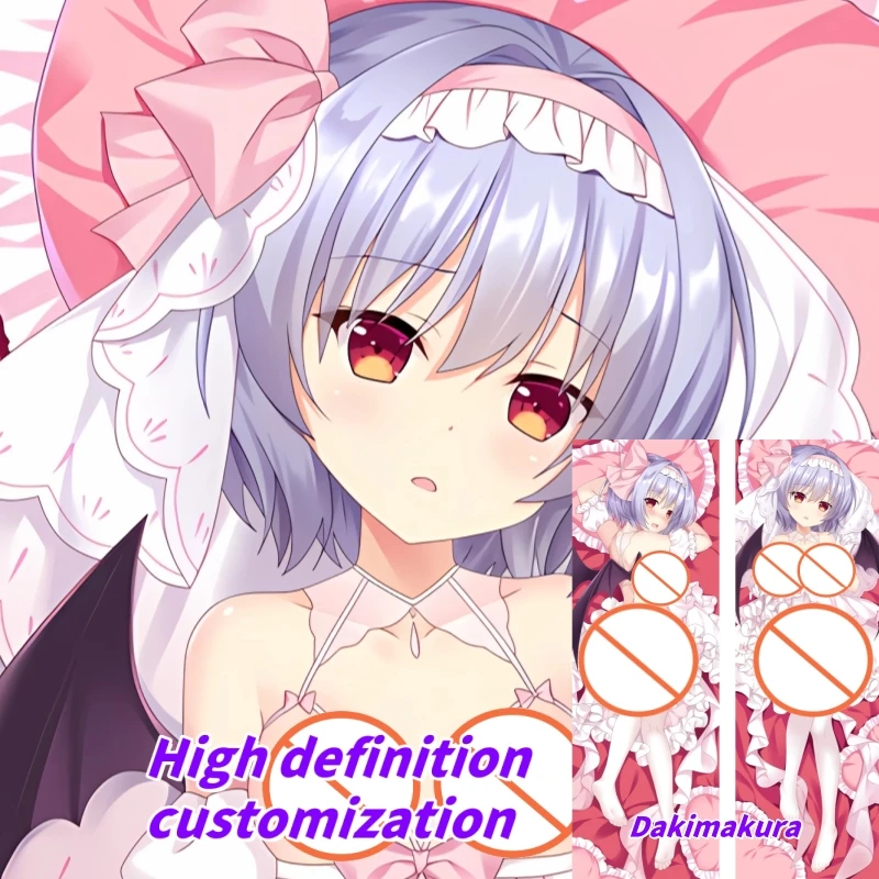 

Dakimakura Anime Project Remilia Scarlet Double-sided Print Of Life-size Body Pillowcase Gifts Can be Customized