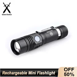 WADSN MINI Flashlight Adjustable Brightness Strong Magnet Type-C USB Rechargeable Powerful High Lumens Outdoor Camping Light