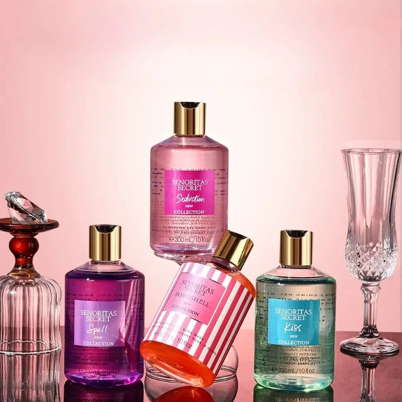 Victoria fragrance shower gel lasting fragrance secret language of love Moisturizing&oil controlling deep cleaning