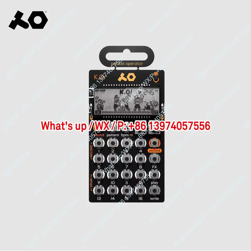 Teenage engineering pocket synthesizer PO-33 K. O! handy sampler sequencer