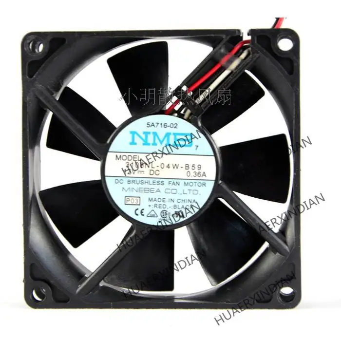 

New 3108NL-04W-B59 8020 12V 0.36A 8cmCPU Cooling Fan Assembly Kit