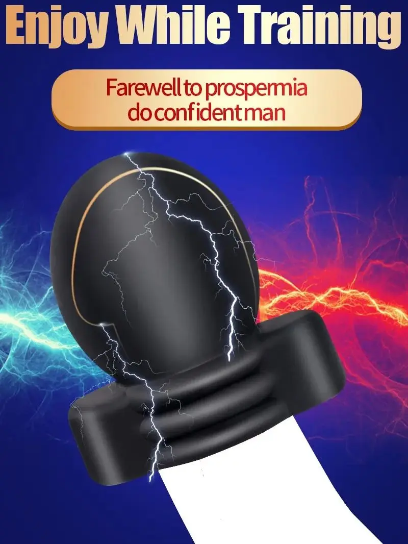 Strongest BDSM Power Box,Electro Shock Penis Ring,Electric Stimulate Massage Glans Trainer Cock Cage Penis Extender,Men Sex Tool view 6