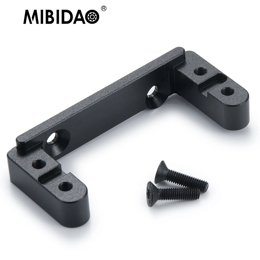 MIBIDAO Aluminiowy Uchwyt Serwa Zmiany Biegów do Samochodu RC Crawler 1/6 Axial SCX6 AXI05000 Części Zamienne