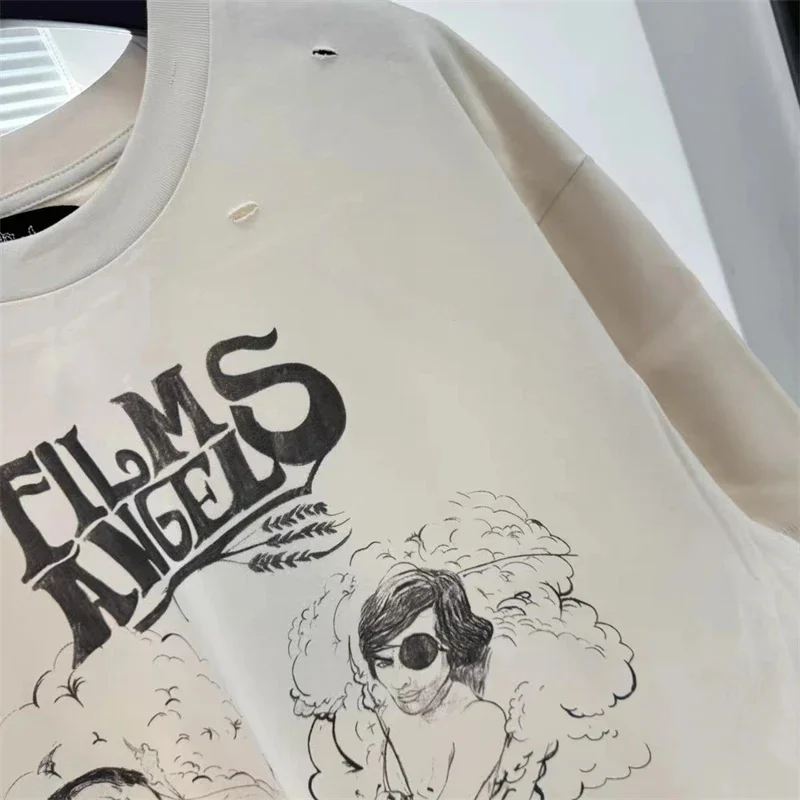 Sketching Graffiti T-Shirt Summer Style Top T Shirt Tee