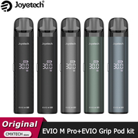 Original Joyetech EVIO M Pro with EVIO Grip Pod kit 1100mAh Battery 30W Vape with 2.8ml EVIO Grip Cartridge 0.6/0.8ohm Vaporizer