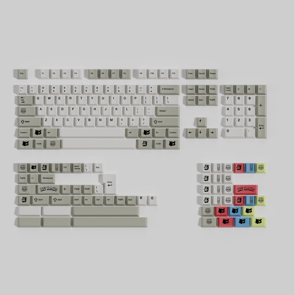 PBT Keycap GMK CYL Rubrehose Keycaps Set Cherry Profile Dye Sublimation Retro Key Caps For MX Mechanical Keyboard Accessories