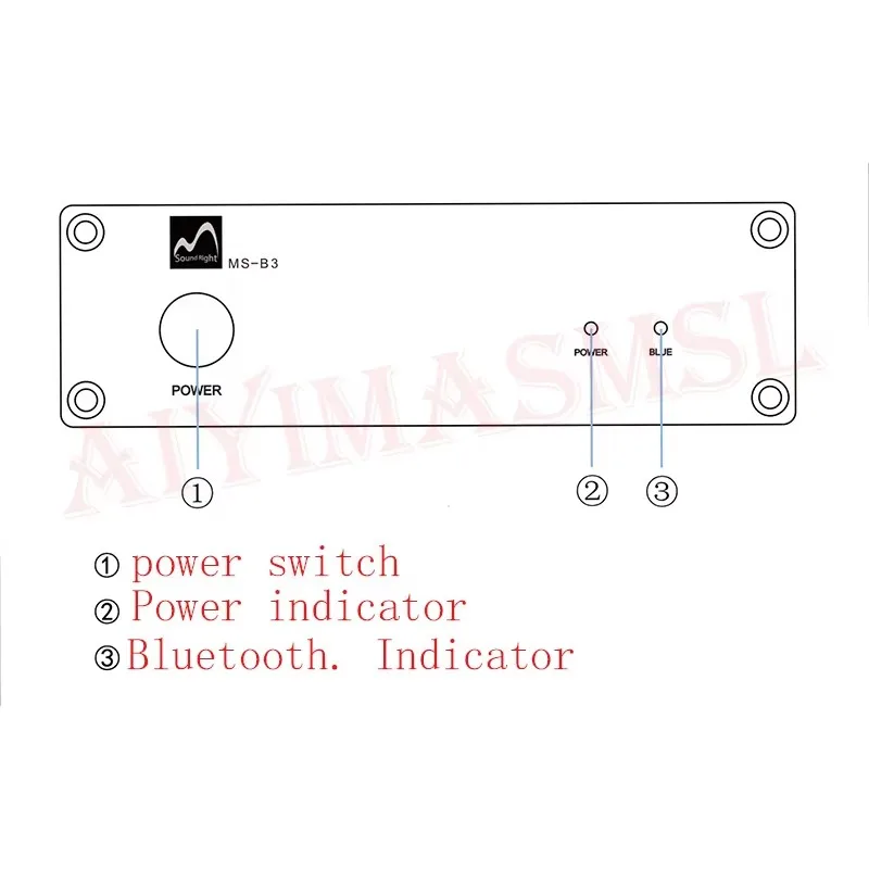 AIYIMA SMSL Bluetooth 5,1 recibir salida decodificador digital coaxial de fibra APTX LDAC QCC5125 decodificador de fuente de alimentación independiente lineal