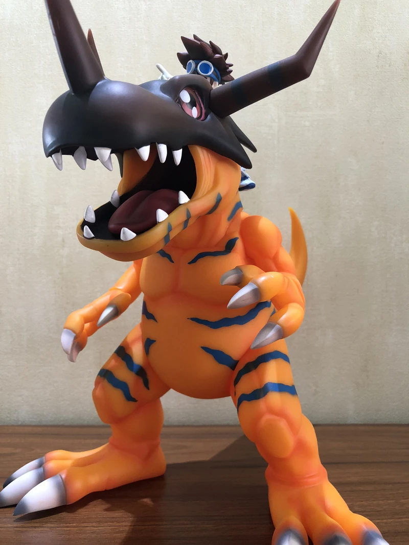 Digimon Adventure Greymon Yagami Taichi Reprint Anime Action Figures Toys For Boys Girls Kids Gift Tabletop Collectible Toy