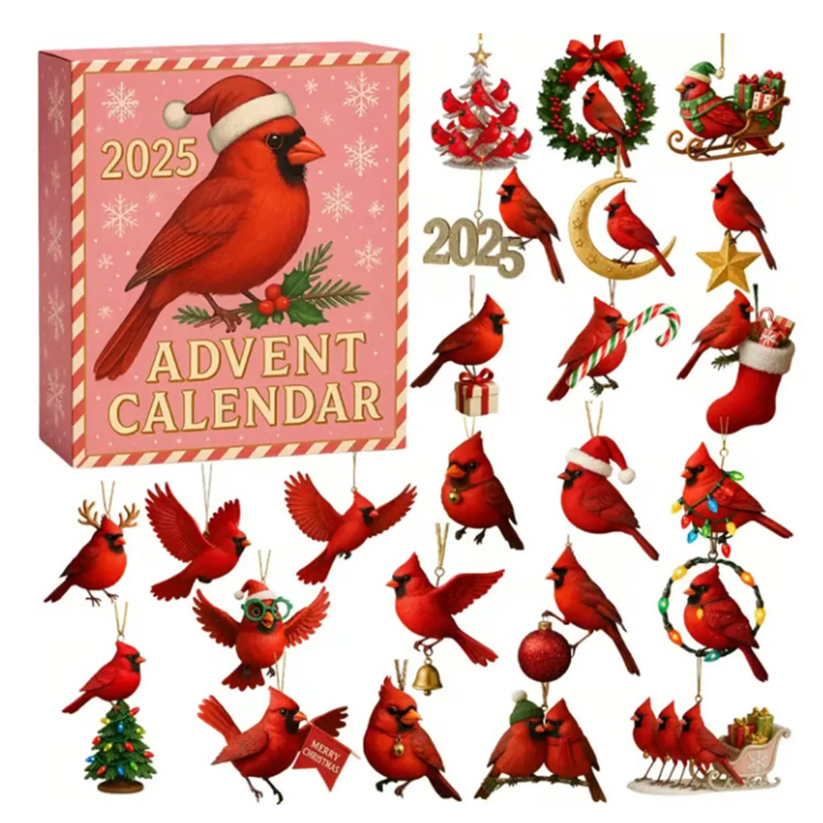 Wind up Timer Countdown Calendar Containing 24 Acrylic Pendants Suitable For Various Party Activities Clock Timer Classroom