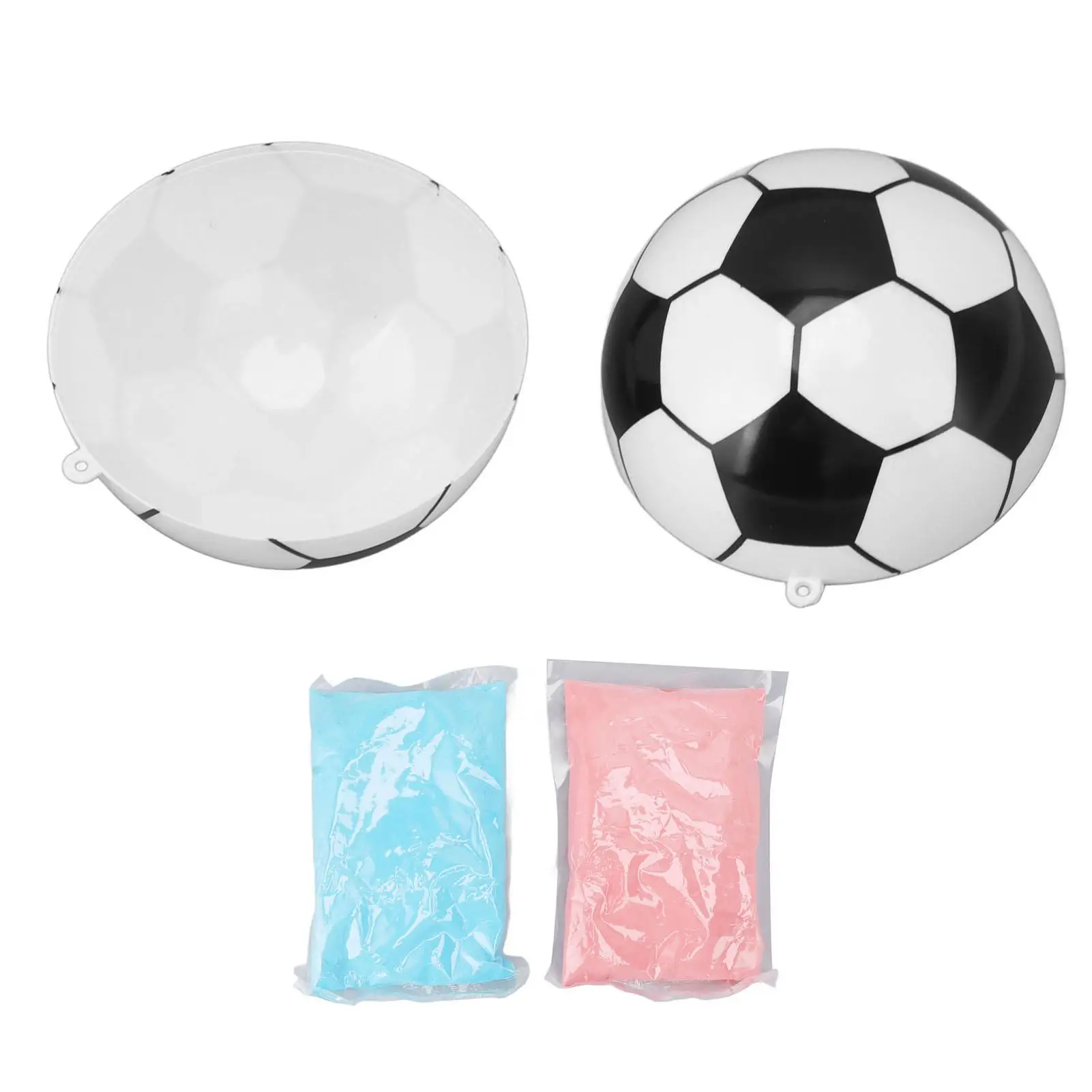 

Blue Powder Gender Reveal Soccer Ball - Football for Baby Boy or Girl Shower Celebration