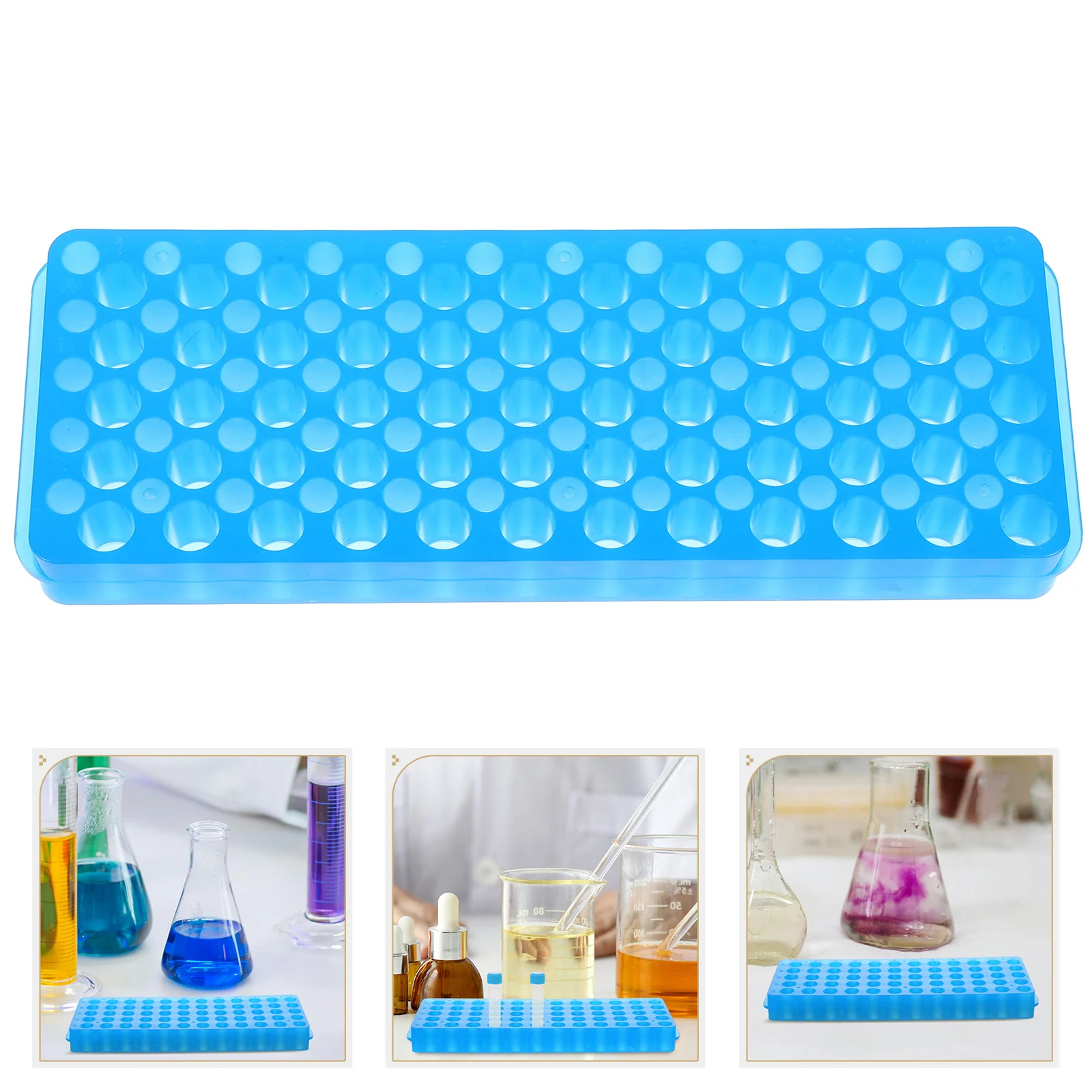 

Test Tube Rack Testing Tubes Holder Spiral Plastic Fixed Holders Reusable
