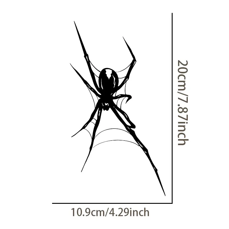 1PC Spider Motorcycle Sticker Waterproof Vinyl Decal for Motorbike Side Panel Fuel Tank Car Window Rear Bumper Electric Scooter view 2