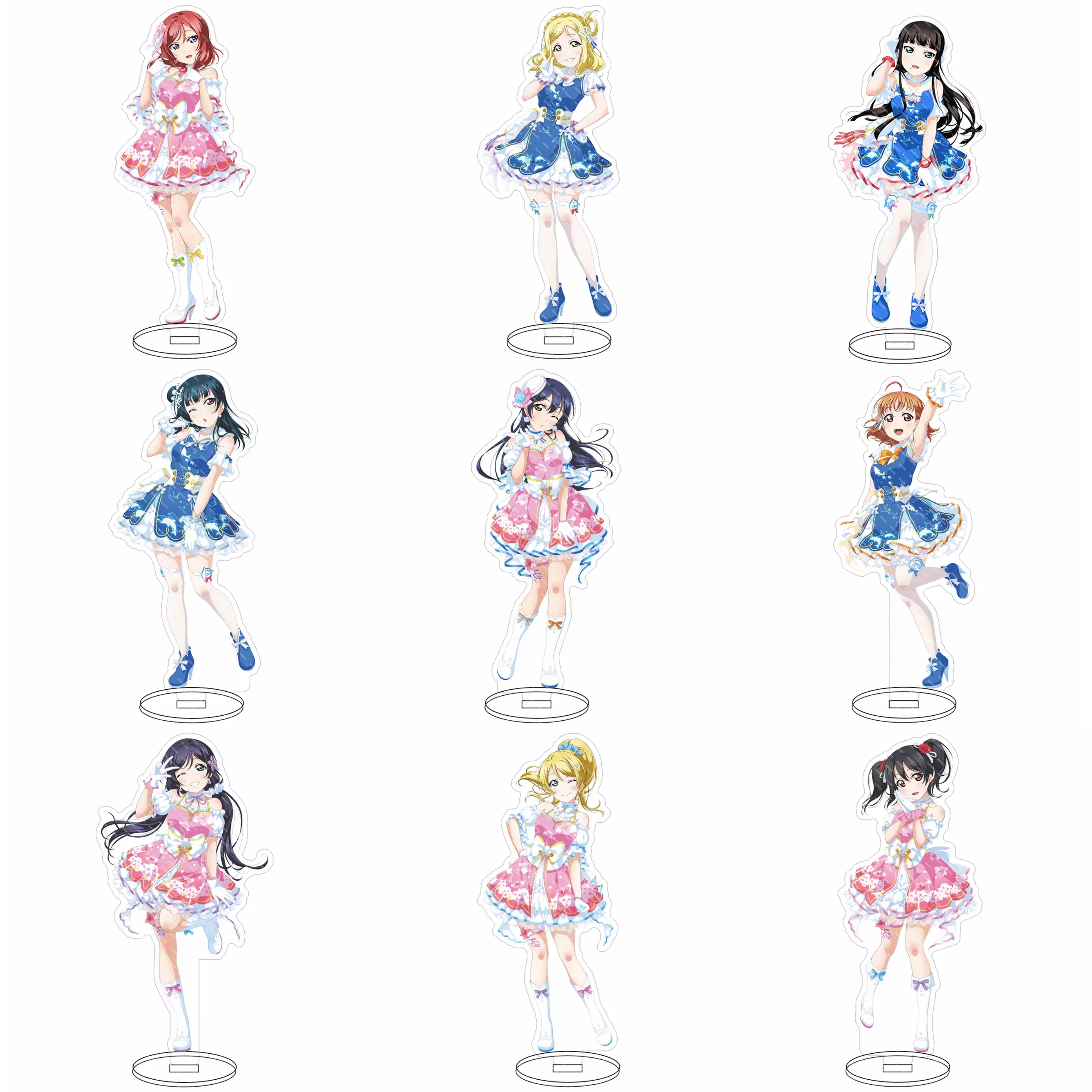 Anime Love Live Lovelive soporte acrílico Nijigasaki HD Honoka Kousaka Nozomi Tojo Osaka Shizuku Konoe Kanata Yuki Setsuna regalo