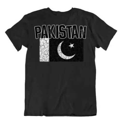 Flagge T-Shirt Pakistan Mode Country Andenken Geschenk Pride Logo