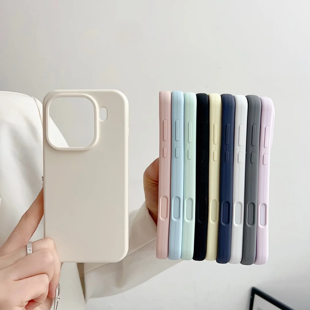 Image of Flüssige Silikon-weiche Hülle für Oppo Find X9 und Find X9 Pro Baby Skin Touch, stoßfeste Anti-Fingerabdruck-Schutzhülle