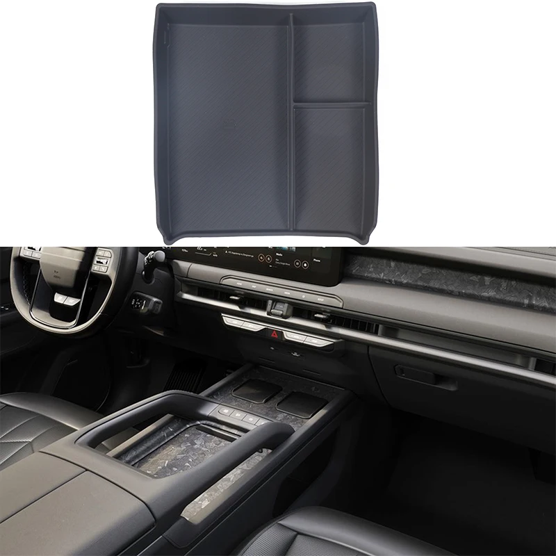 For Kia Telluride 2027+ model, storage box under center console, storage box tray, car storage box accessories, car accessories