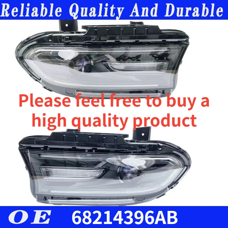 

For Chrysler Challenger Left or Right Headlight Assemblies 68214396AB 68214397AB