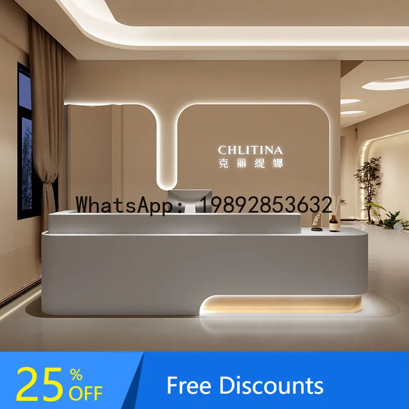 

XL1 Кассовая стойка Бар Простой магазин Коммерческая стойка Стол Магазин одежды