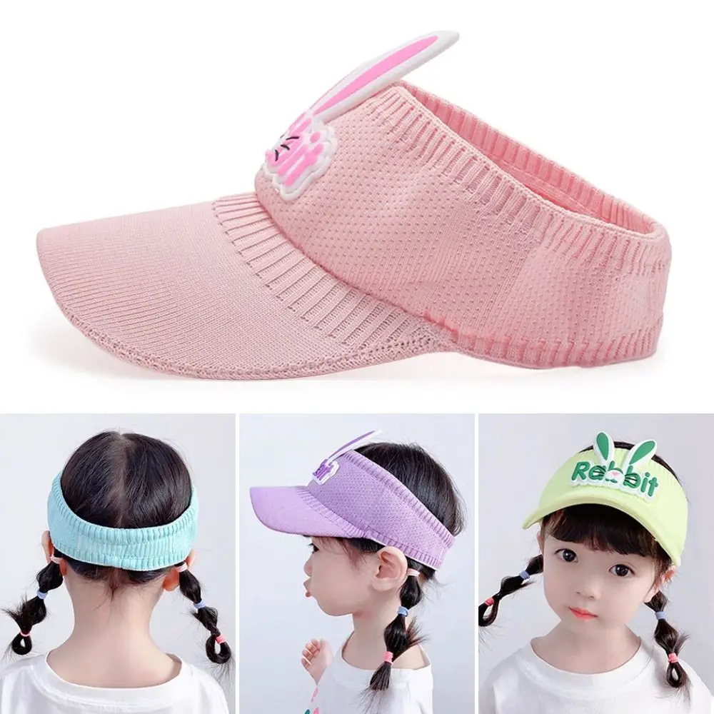 Outdoor Breathable Sun Hat Cute Rabbit UV Protection Baseball Cap Sport Casual Beach Hat Men Women