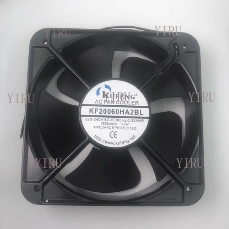 

L for KUFENG KF20060HA2BL AC220V-240V 0.35A 55W 20CM Axial Cooling Fan