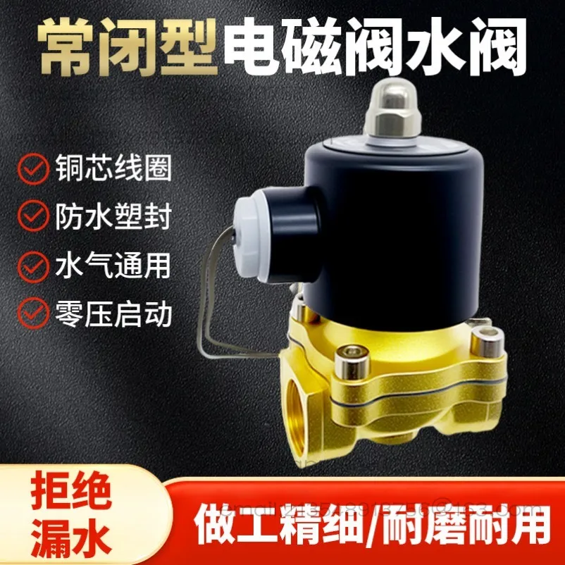 Truck Water Sprinkler Solenoid Valve Pure Copper Valve Body Coil Brake Electronic Switch  Spray Valve 24V12V