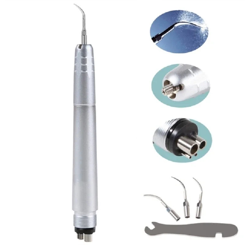 Dental Ultrasonic Air Scaler with 3 Tips Tooth Calculus Remover Cleaning tool Handpiece Whiten Tooth Cleaner Dentist Equipment