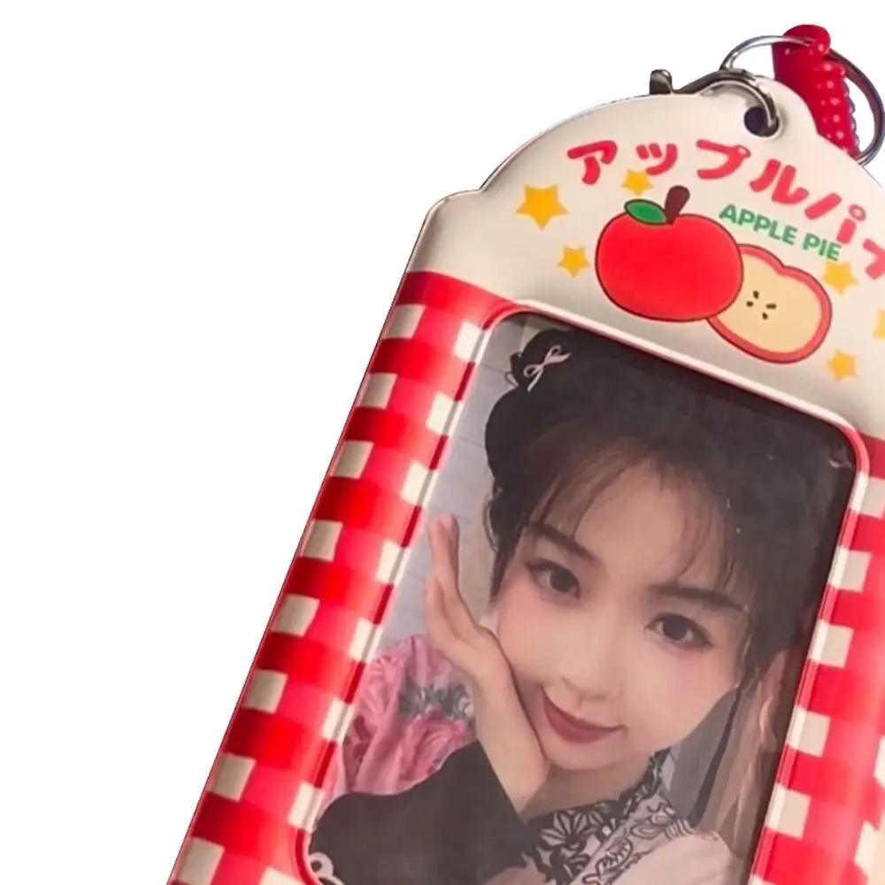 

Милый водонепроницаемый прозрачный держатель для карт из ПВХ, защитный чехол для фотокарточек, подвеска для хранения фотографий айдолов, аксессуар для айдолов