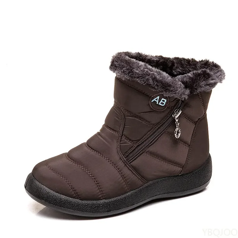 Stivali da donna stivali da neve impermeabili alla moda per scarpe invernali da donna Casual leggeri alla caviglia Botas Mujer stivali invernali