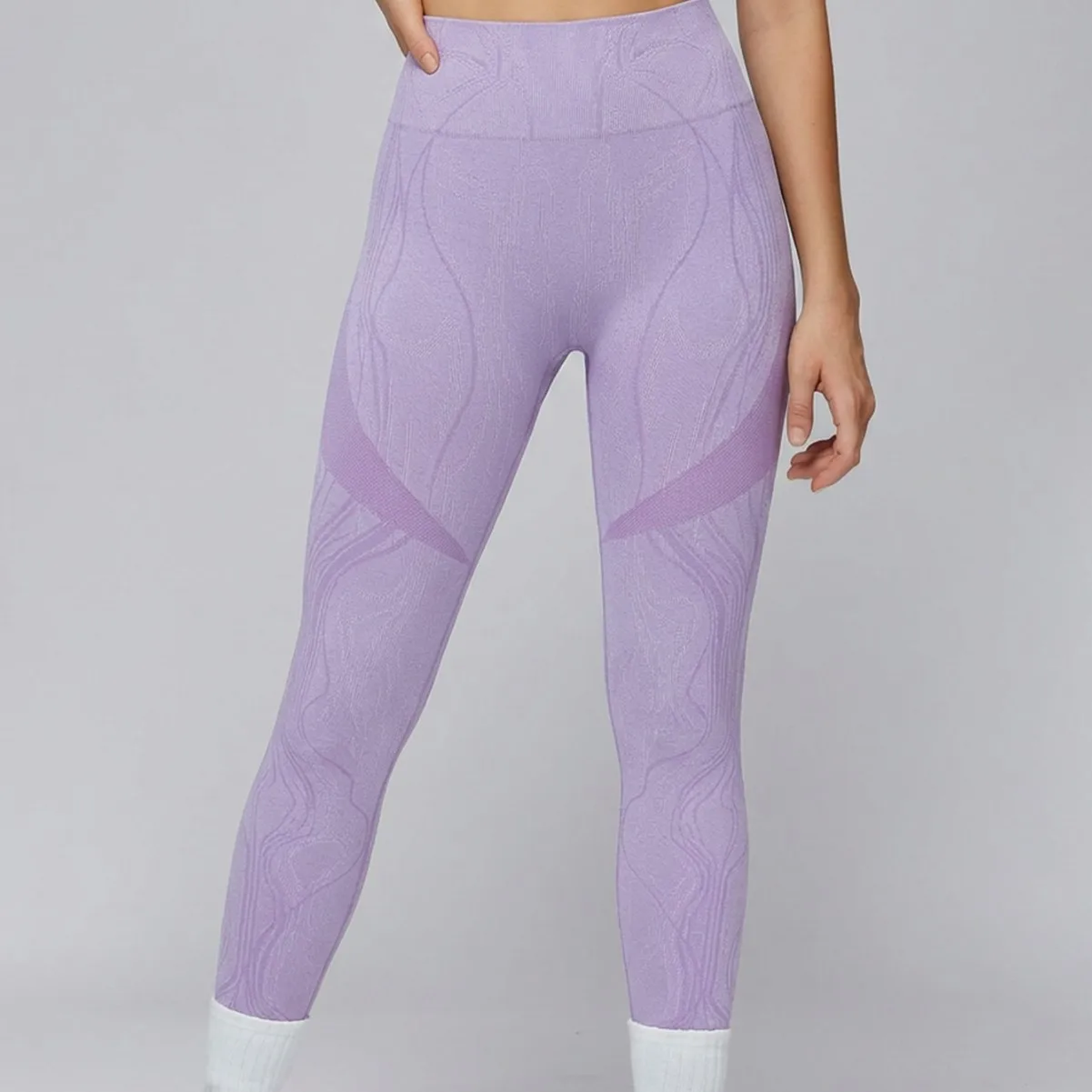 High Waisted Gym Workout Yoga Women's Cellulite 3D Leggings Butt Lifting Tummy Training Control Anti Cellulite Legging