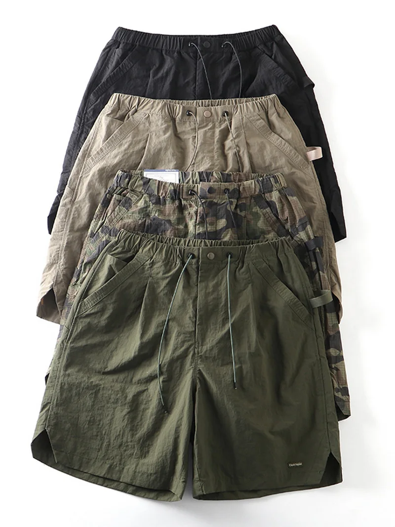 

New American Style Outdoor Sports Shorts Men's Summer Water-Resistant Quick-Dry Breathable Casual Workwear Five-Quarter Pants