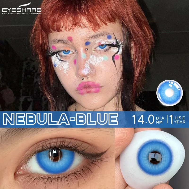 Color Lens Eyes EYESHARE Contact Lenses Cosmetics Anime Accessories Year Colored Contacts 2pcs Eye Contacts Color Contact Lenses