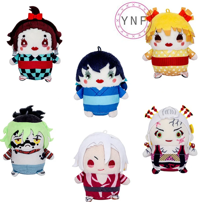 

Anime Demon Slayer Hashibira Inosuke Uzui Tengen Cosplay plush cartoon doll Gift Game