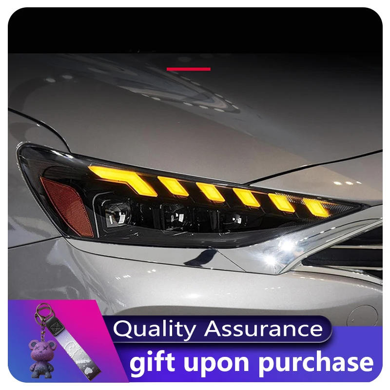 

A Pair of Car Headlights For Hyundai LAFESTA 2018-2023 Front Projector Lens DRL Head Lamp LED Day Running Light Auto Accessories