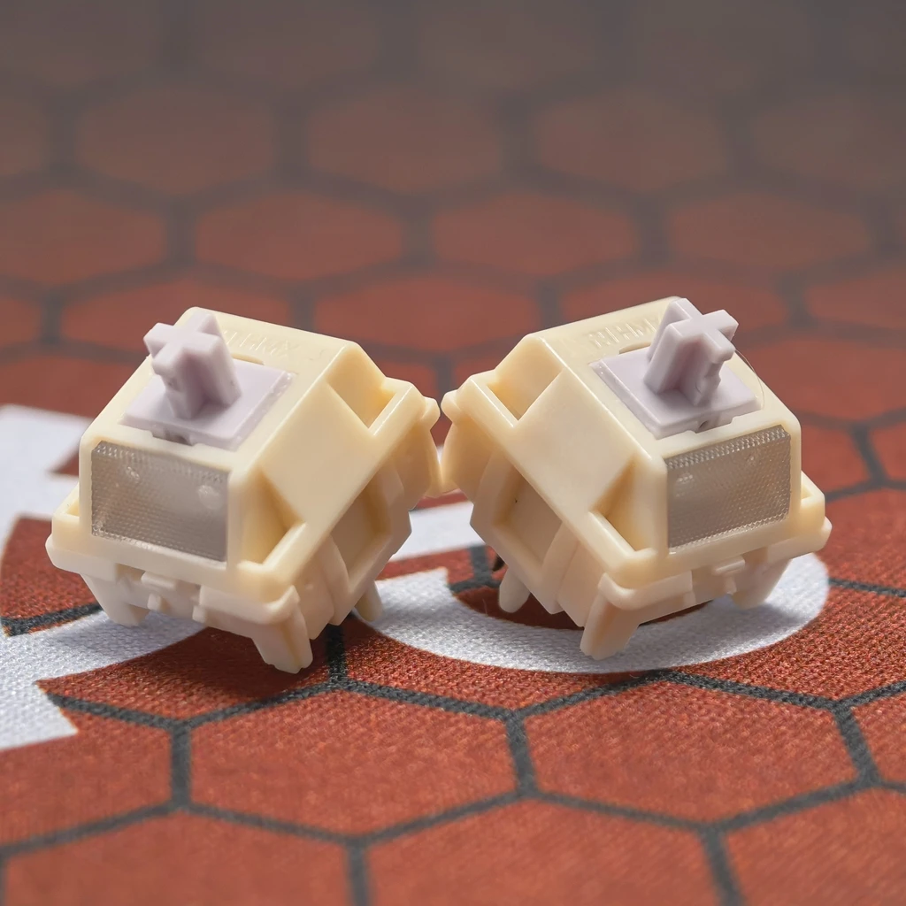 XLLAB HMX Taro Switch: Novos Switches Lineares Silenciosos Taro Hot Swap com Haste POM para Teclados Mecânicos MX para Jogos e Digitação ​   Interrupt