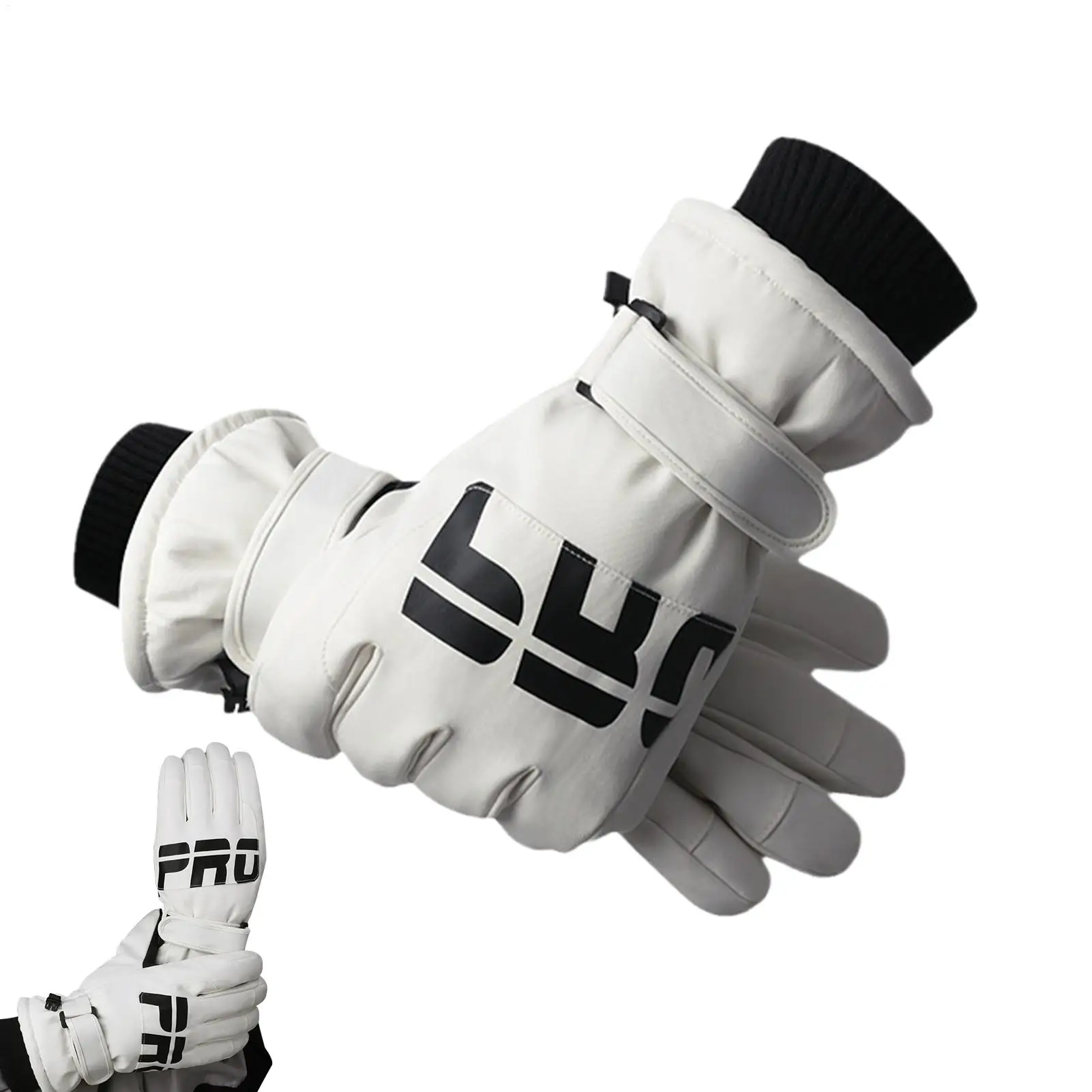 

Зимние перчатки, зимние перчатки, теплые водонепроницаемые нескользящие варежки с сенсорным экраном для мужчин и женщин, для родителей, езды на велосипеде, спорта, катания на лыжах на открытом воздухе