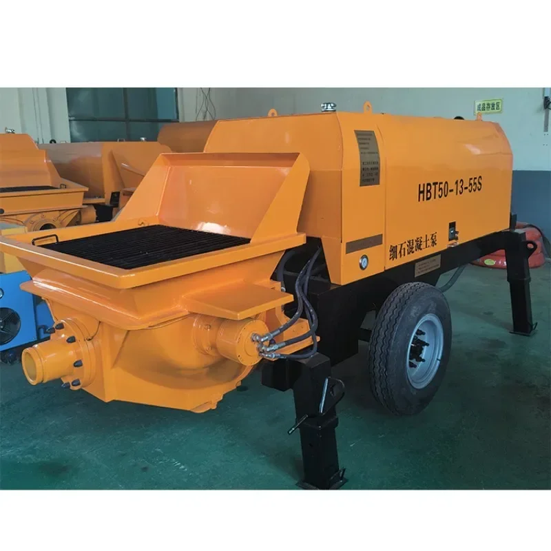 YG Diesel Engine Trailer Concrete Pumps Small Mini Mixer Pump Machine Portable Self Loading Diesel Engine Power Trailer