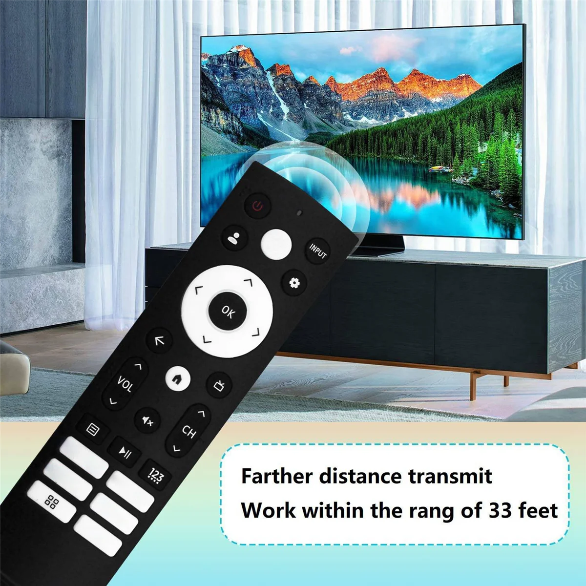 ПДУ на замену для Hisense Smart TV 50A6H 50A65H 43A6H 43A65H