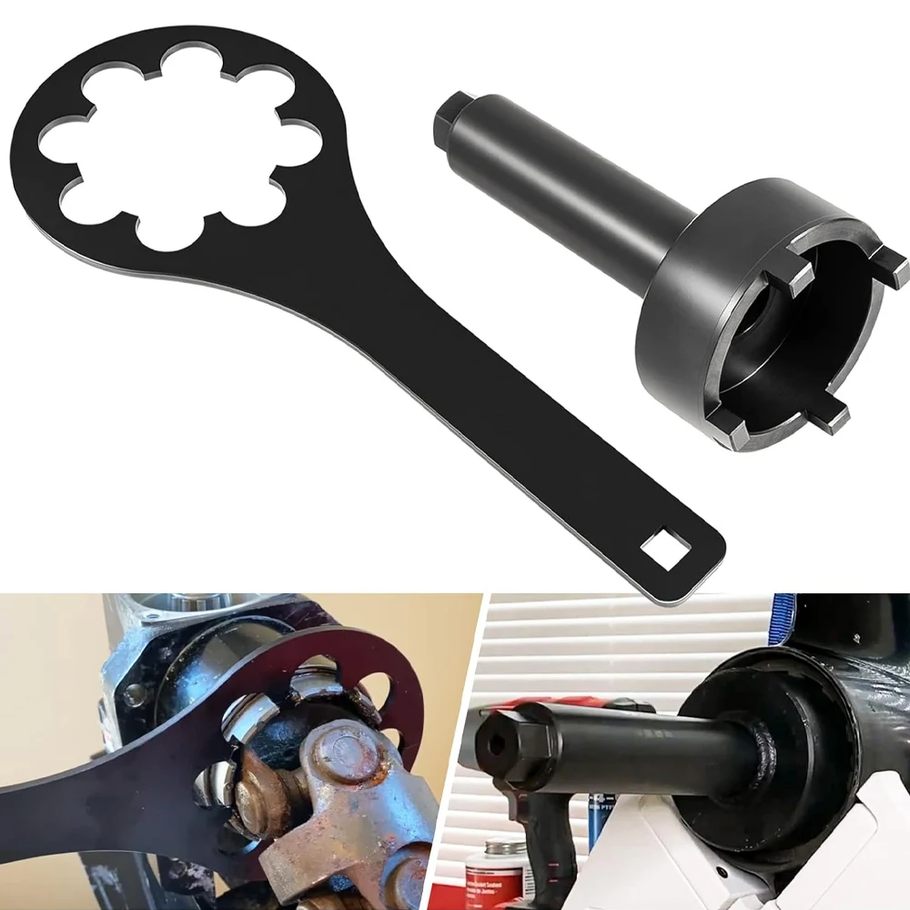 Retainer Spanner Nut Wrench & Bearing Carrier Retainer Wrench Tool for Mercruiser Alpha 1 Gen2 Bravo 1 Replace 91-61069 90100