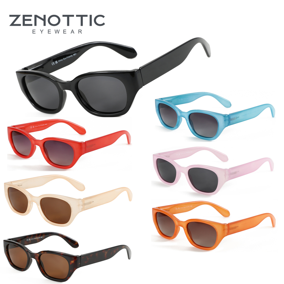  ZENOTTIC Fashion Butterfly Polarized SunglassesWomen UV400 Protection Shade Ladies Small Rectangular Sun Glasses ZS2219 
