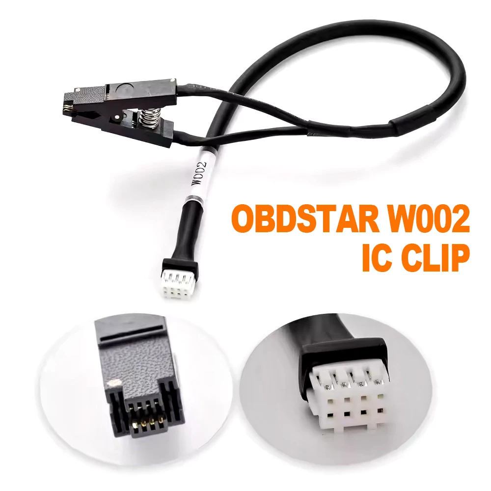 OBDSTAR W002 IC Clip SOP8 EEPROM Testclip für P001 Programmiergerät, ohne Entlöten des Chips, zum Lesen und Schreiben von ECU Immo, für Reparaturen am Werkbank, Autozubehör – Detail 7