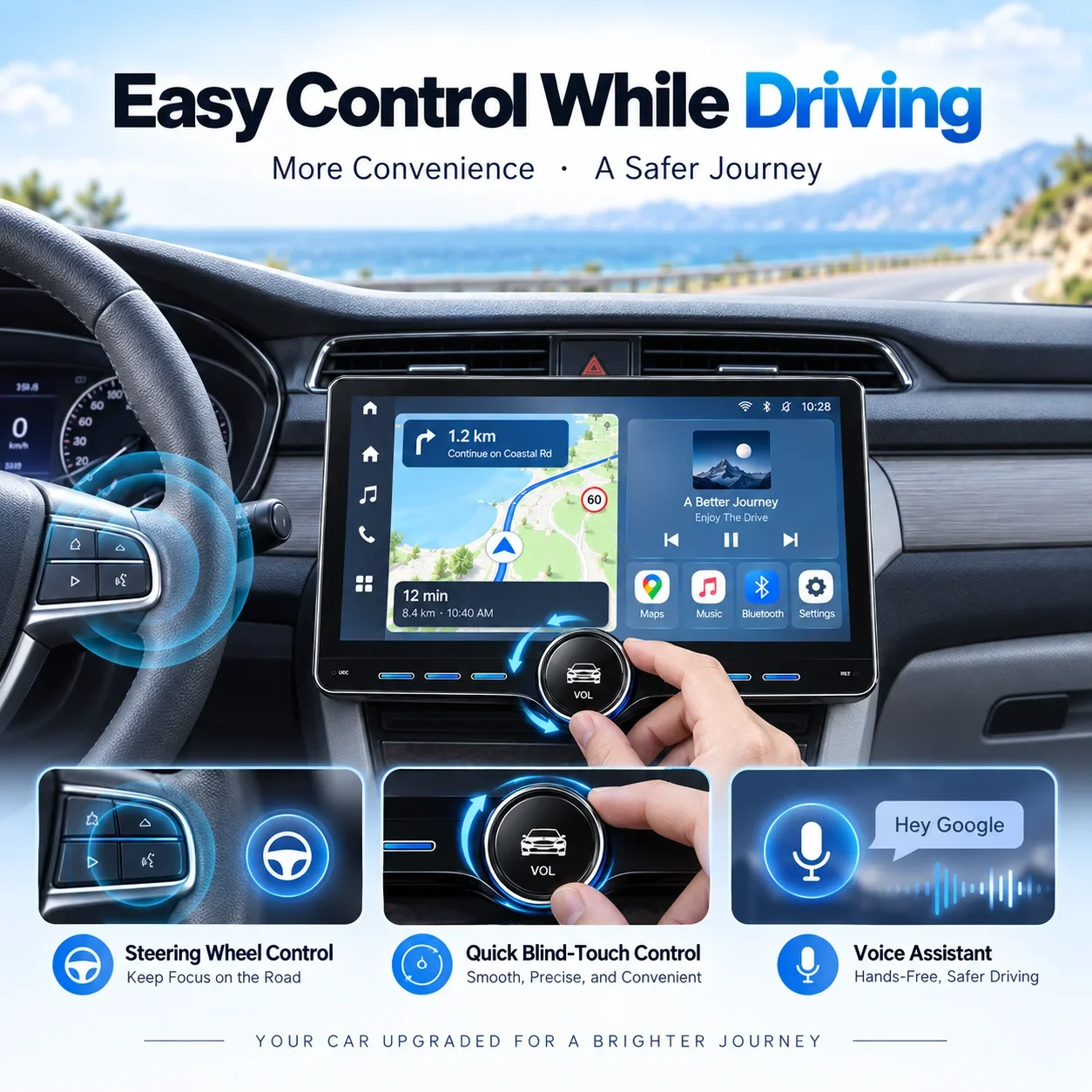 GPS Navigation Multimedia Video Player For Kia Sportage 2005-2010 11.5