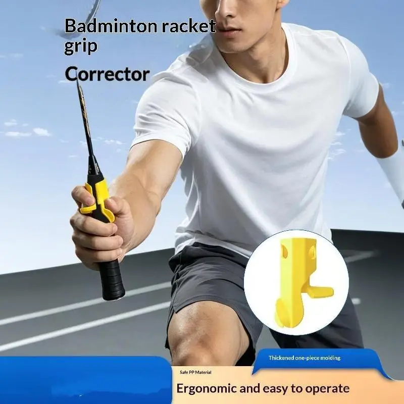 Tennis Beginner Badminton Grip Aid Posture Correction Tennis Racket Grip Assistance Racquet Corrector Trainer Accessories