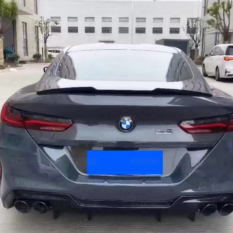 Per BMW serie 8 G16 M8 4 porte 2018 2019 2020 2021 2022 Spoiler ABS nero lucido/Carbon Look posteriore tronco Spoiler ala