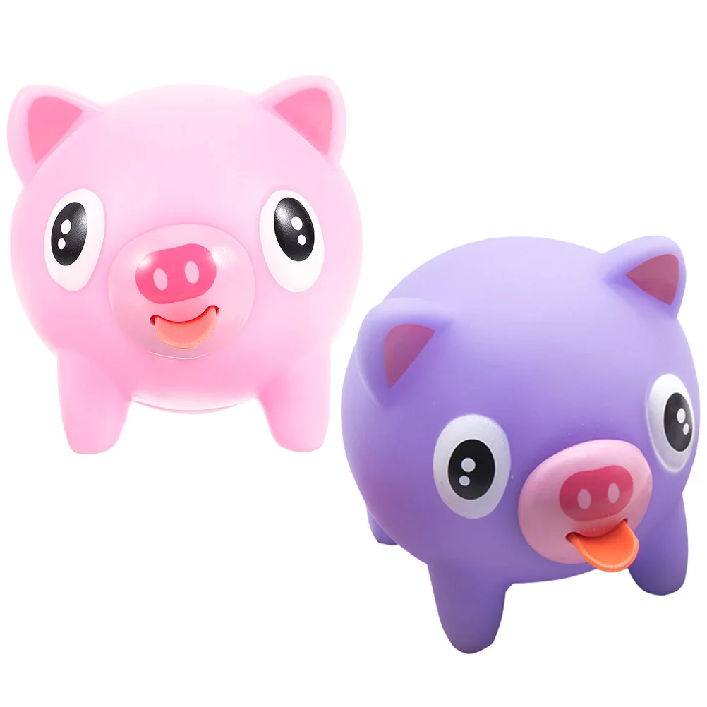 2 قطعة الحيوان لطيف الضغط اللسان خارج الجدة بسط الضغط مكتب عمل حزب الحسنات اللسان خارج لعبة الضغط