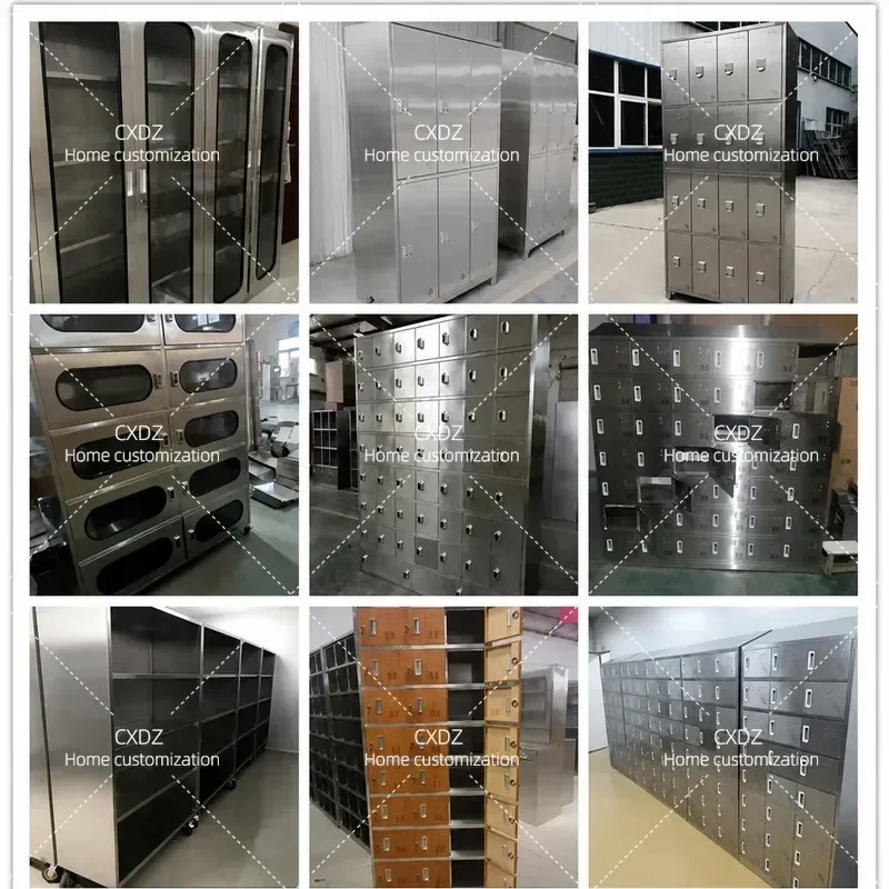 GMP Dust-Free Purification Workshop Stainless Steel Sink Staff Cabinet Changing Clothes Shoe Cabinet Customization