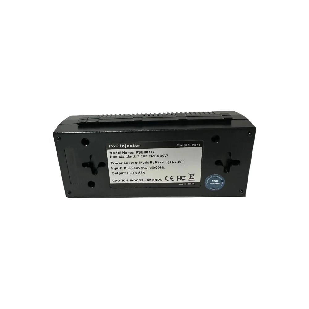HKBTM Gigabit  POE Injector for IP Camera CCTV Security Surveillance PoE Power Supply Ethernet Adapter Phone US EU UK Plug