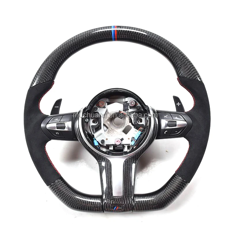 Custom Car Steering Wheel Carbon Fiber Steering Wheel Car Steering Wheel for German Car BMW M5 M6 F10 F18 F11 F12