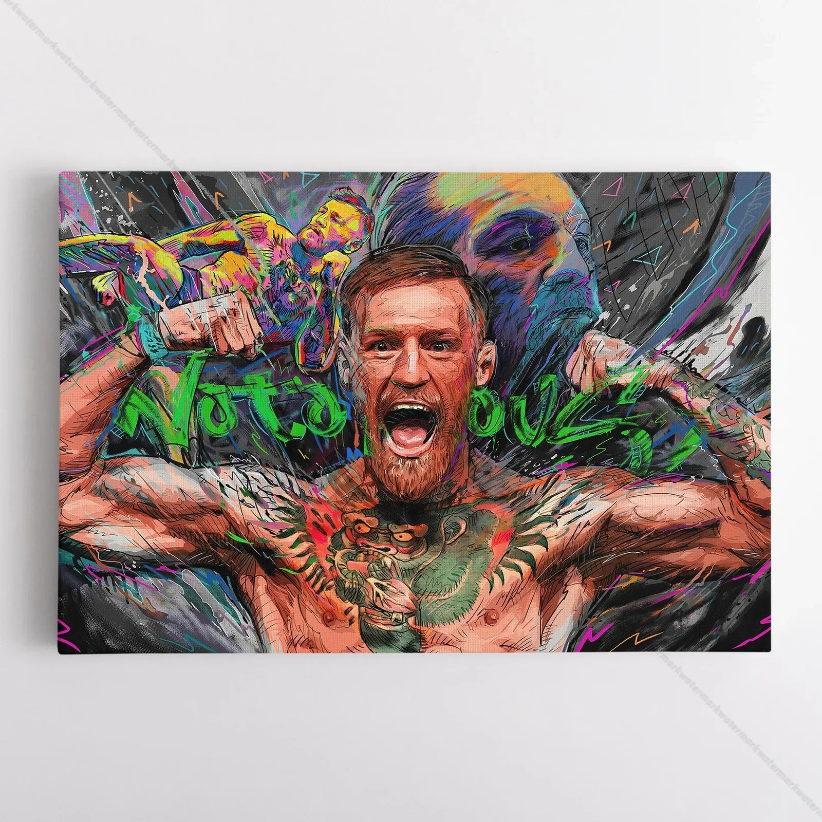 Conor McGregor Art Picture Print Silk Poster Living Room Decor Home Wall