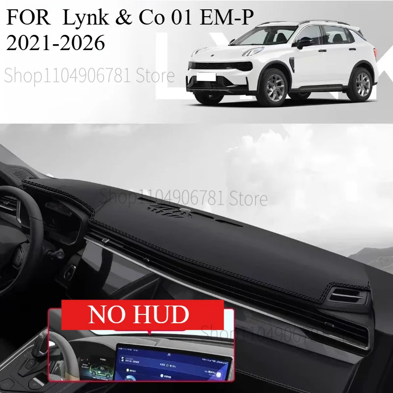 FOR  Lynk & Co 01 EM-P 2021-2026  Car Dash Mat Dashmat Dashboard Mat Cover Sun Shade Dash Board Cover Carpet  Accessories